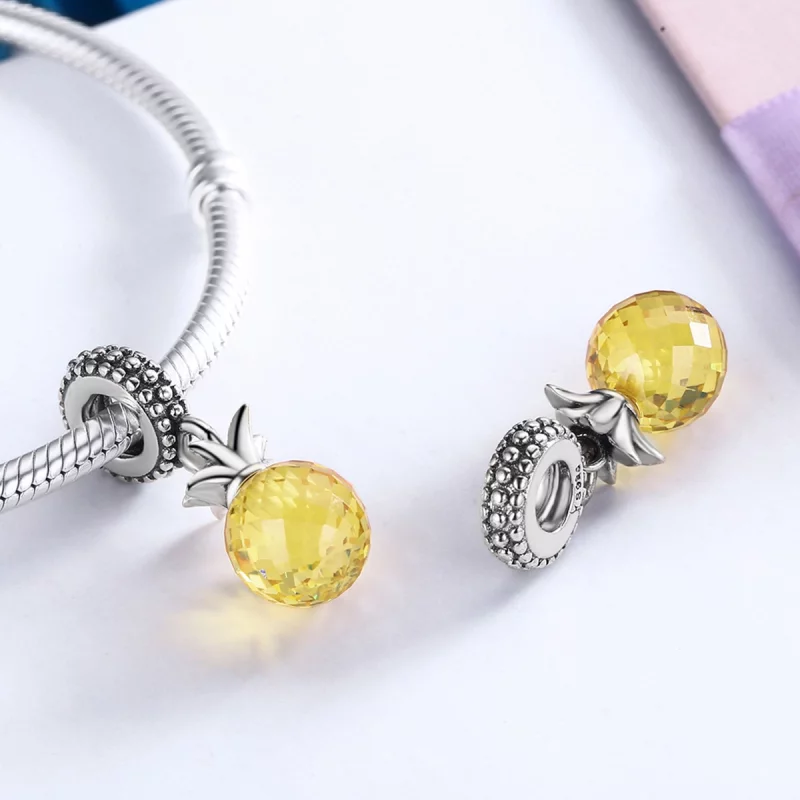 (image pour) Charm Pendant Style PANDORA Ananas - SCC150 - Afficher 5