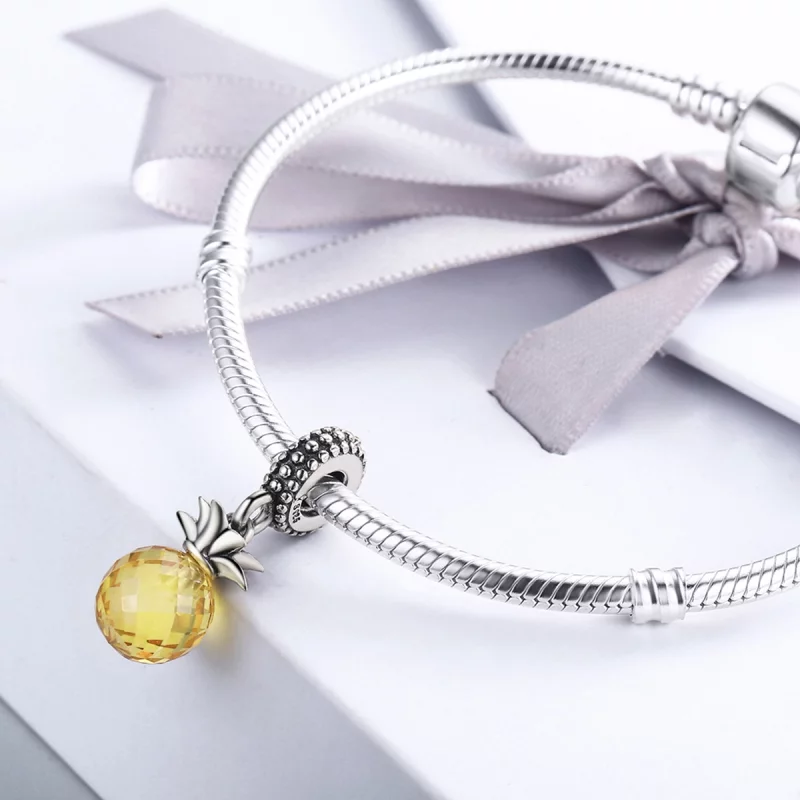 (image pour) Charm Pendant Style PANDORA Ananas - SCC150 - Afficher 6