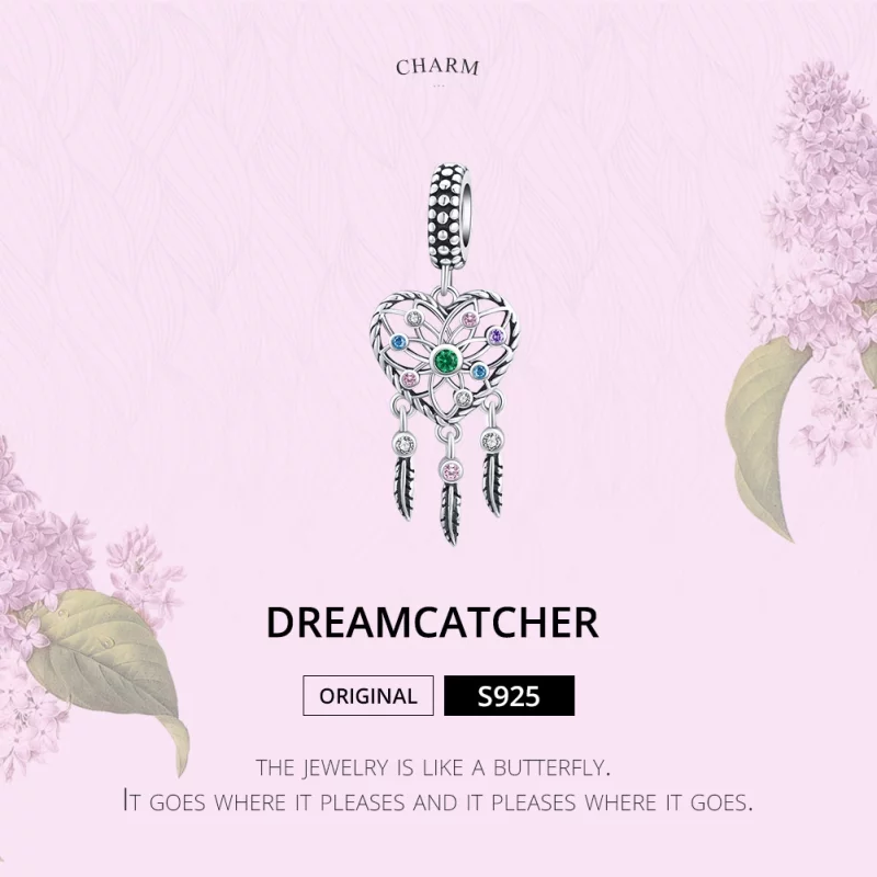(image pour) Charm Pendant Style PANDORA Arbre coeur ajourés - SCC1445 - Afficher 6