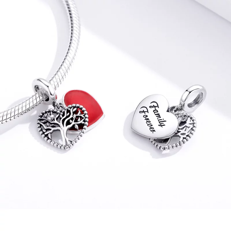 (image pour) Charm Pendant Style PANDORA Arbre d'amour - SCC1556 - Afficher 2