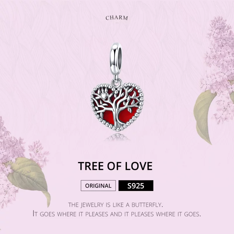 (image pour) Charm Pendant Style PANDORA Arbre d'amour - SCC1556 - Afficher 6