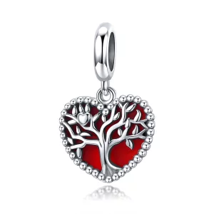 Charm Pendant Style PANDORA Arbre d'amour - SCC1556 (image pour) Charm Pendant Style PANDORA Arbre d'amour - SCC1556