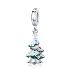 (image pour) Charm Pendant Style PANDORA Arbre de Noël - SCC1356