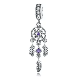(image pour) Charm Pendant Style PANDORA Attrapeur de rêves - SCC841