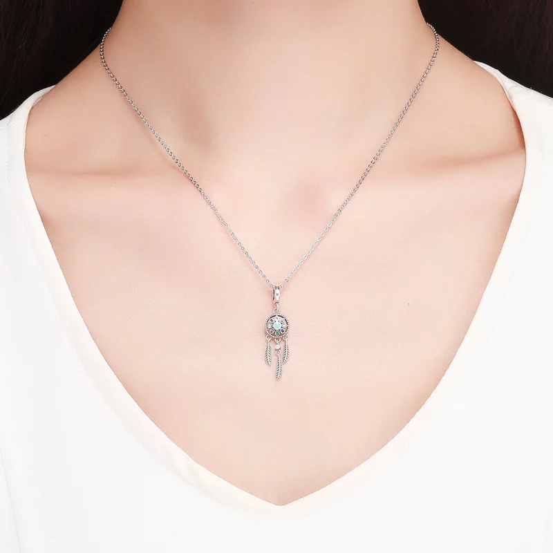 (image pour) Charm Pendant Style PANDORA Attrapeur de rêves - SCC961 - Afficher 5