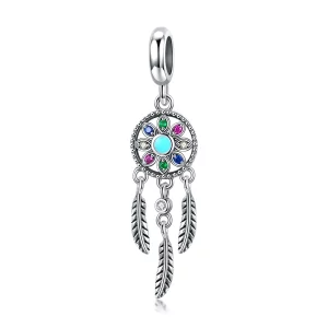 (image pour) Charm Pendant Style PANDORA Attrapeur de rêves - SCC961