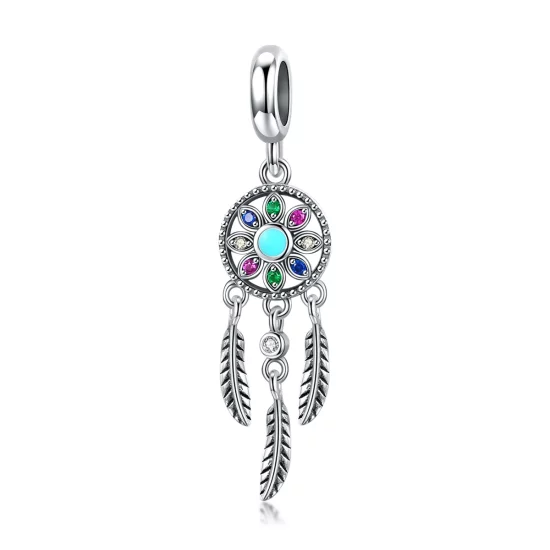 (image pour) Charm Pendant Style PANDORA Attrapeur de rêves - SCC961