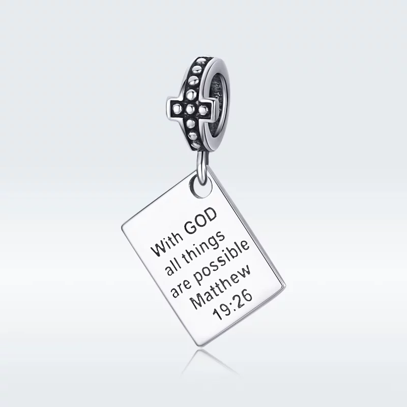 (image pour) Charm Pendant Style PANDORA Bible - SCC1424 - Afficher 5