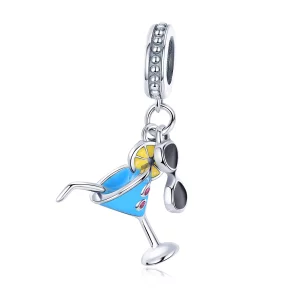 (image pour) Charm Pendant Style PANDORA Boissons froides d'été - SCC698
