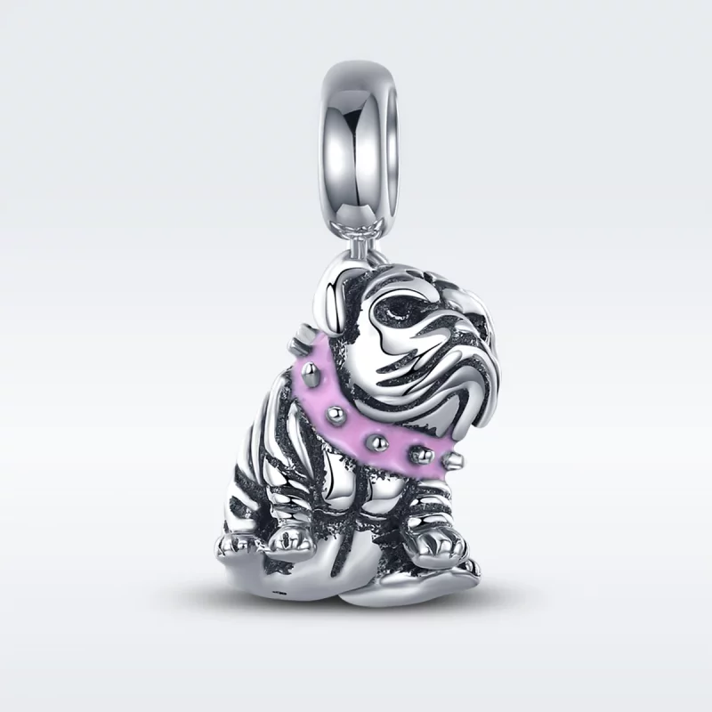 (image pour) Charm Pendant Style PANDORA Bouledogues anglais - SCC552 - Afficher 2