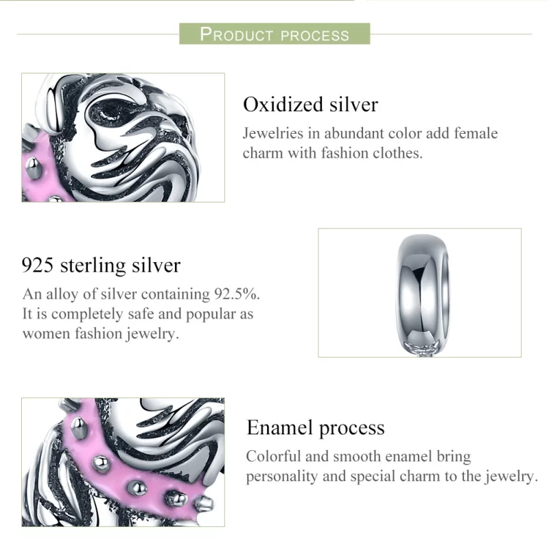 (image pour) Charm Pendant Style PANDORA Bouledogues anglais - SCC552 - Afficher 6