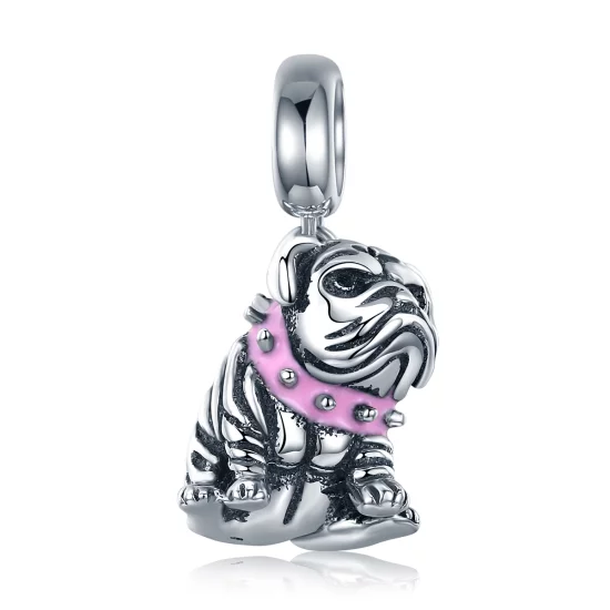 (image pour) Charm Pendant Style PANDORA Bouledogues anglais - SCC552