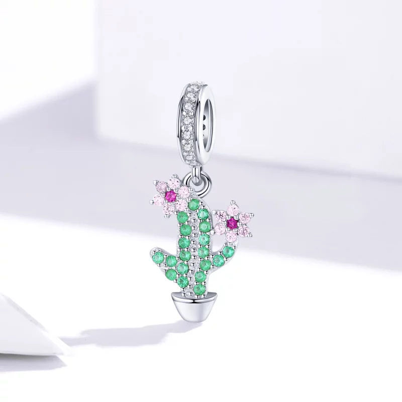(image pour) Charm Pendant Style PANDORA Cactus - BSC121 - Afficher 2