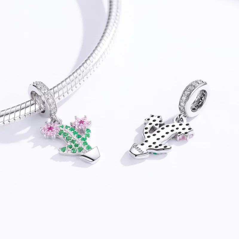 (image pour) Charm Pendant Style PANDORA Cactus - BSC121 - Afficher 4