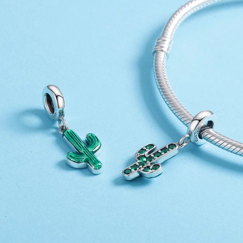 (image pour) Charm Pendant Style PANDORA Cactus frais - SCC515 - Afficher 5