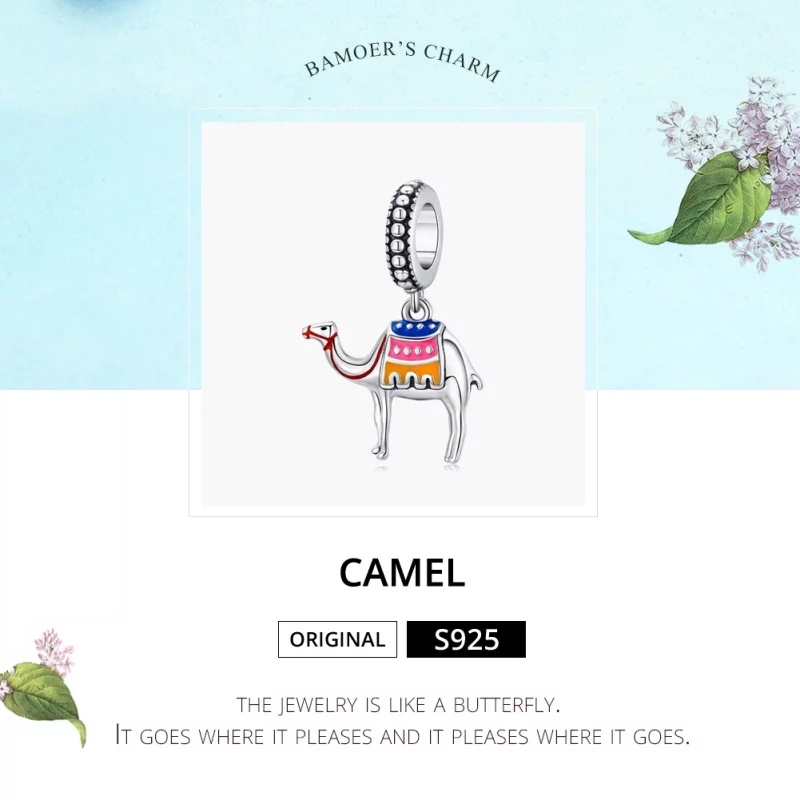 (image pour) Charm Pendant Style PANDORA chameau - SCC1376 - Afficher 6
