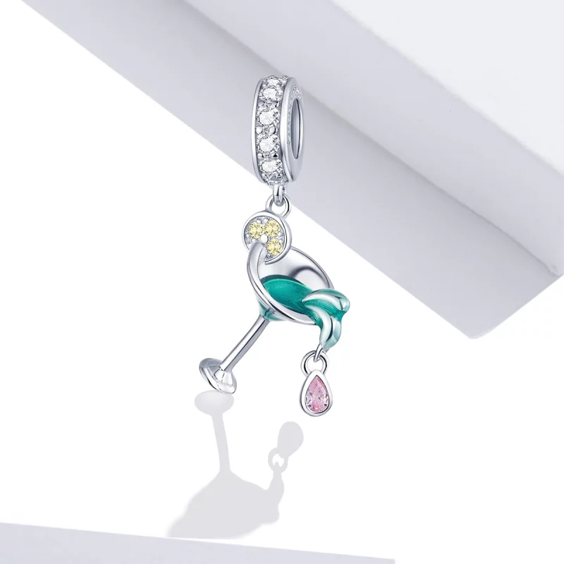 (image pour) Charm Pendant Style PANDORA Cocktail d'été - BSC262 - Afficher 2