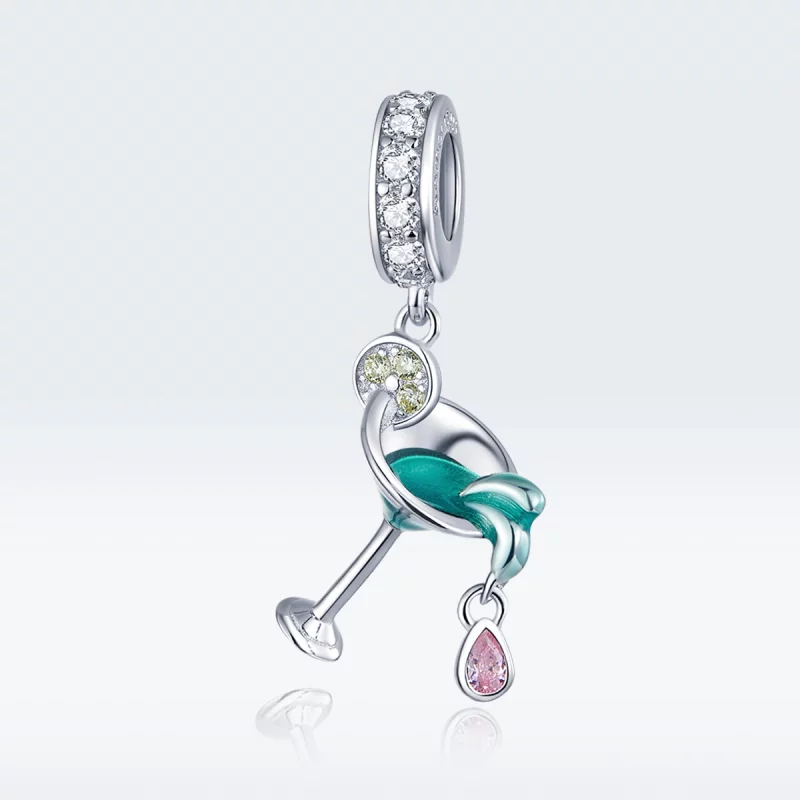 (image pour) Charm Pendant Style PANDORA Cocktail d'été - BSC262 - Afficher 5