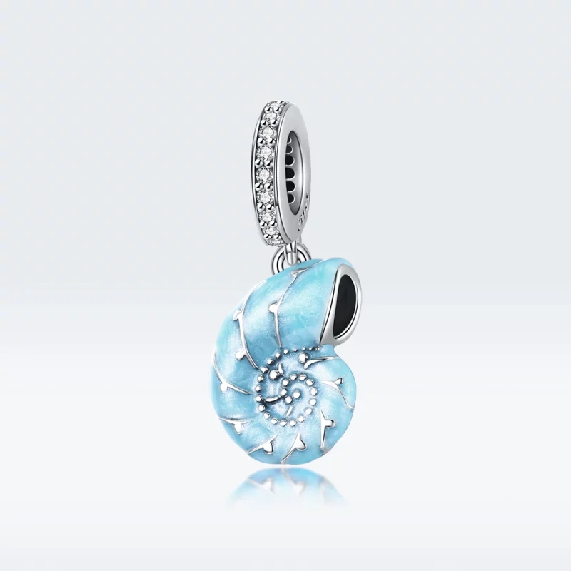(image pour) Charm Pendant Style PANDORA Conque bleu - SCC1560 - Afficher 5
