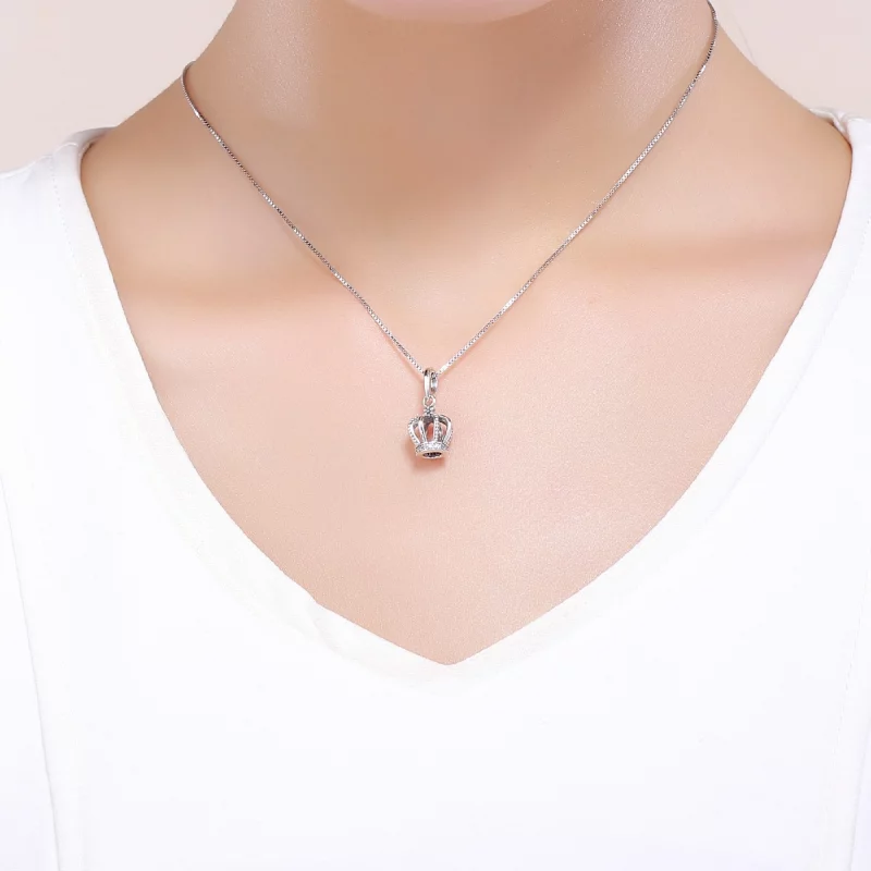 (image pour) Charm Pendant Style PANDORA Couronne élégante - SCC781 - Afficher 5