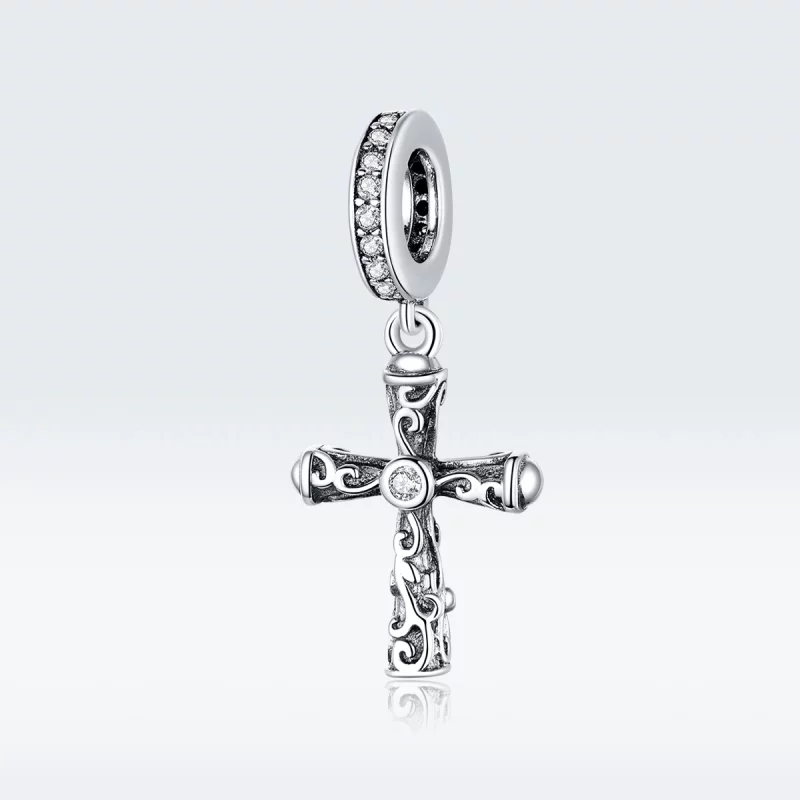 (image pour) Charm Pendant Style PANDORA Croix ancienne - BSC313 - Afficher 5