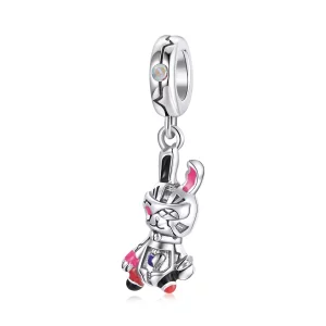 (image pour) Charm Pendant Style PANDORA Cyberpunk - Lapin mécanique - SCC1841