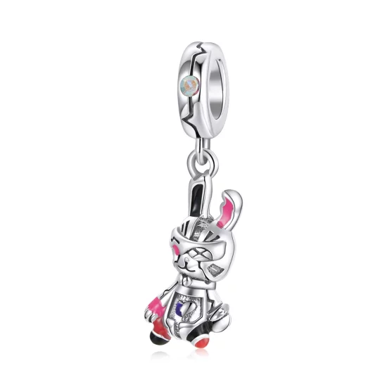 (image pour) Charm Pendant Style PANDORA Cyberpunk - Lapin mécanique - SCC1841