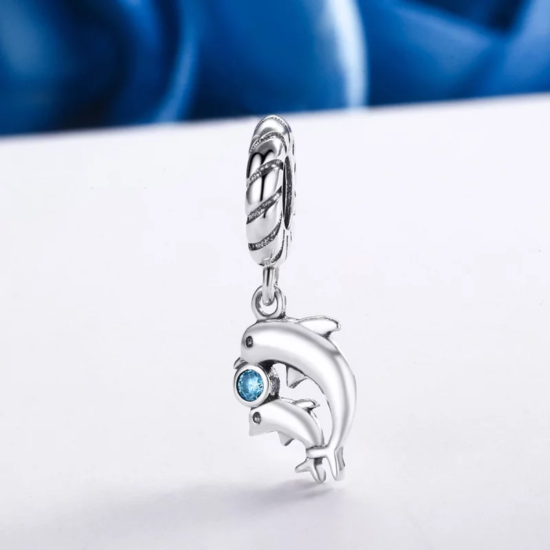 (image pour) Charm Pendant Style PANDORA Dauphin - SCC264 - Afficher 3