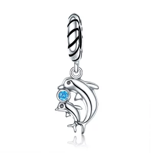 (image pour) Charm Pendant Style PANDORA Dauphin - SCC264