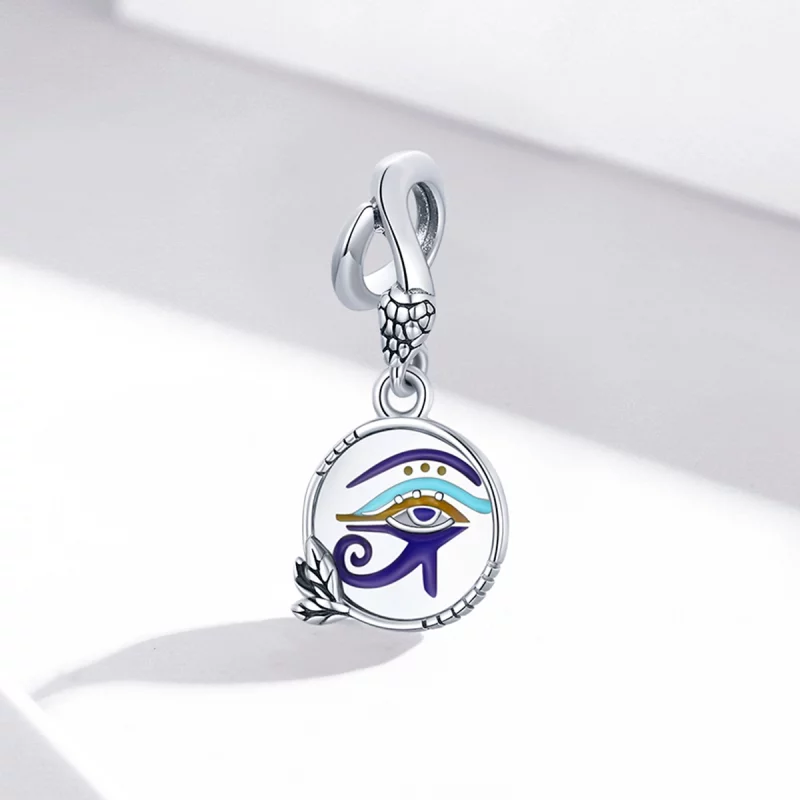 (image pour) Charm Pendant Style PANDORA Egypte - Yeux Jumeaux - SCC1857 - Afficher 2