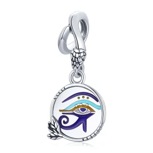 (image pour) Charm Pendant Style PANDORA Egypte - Yeux Jumeaux - SCC1857