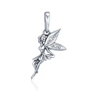 (image pour) Charm Pendant Style PANDORA Fée Fleur Blanche - SCC359