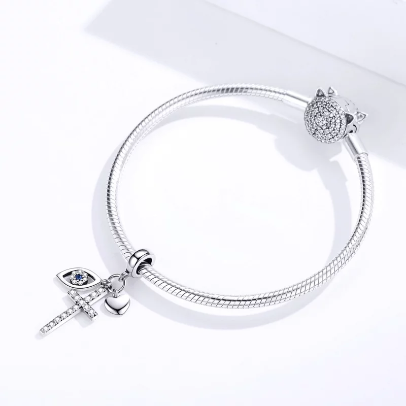 (image pour) Charm Pendant Style PANDORA Gardien - SCC1327 - Afficher 3