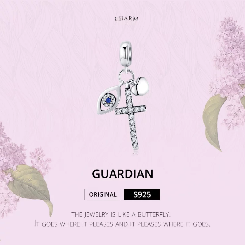 (image pour) Charm Pendant Style PANDORA Gardien - SCC1327 - Afficher 6