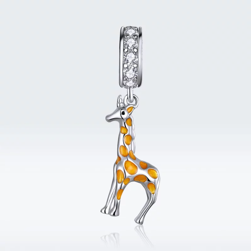 (image pour) Charm Pendant Style PANDORA Girafe - BSC258 - Afficher 5