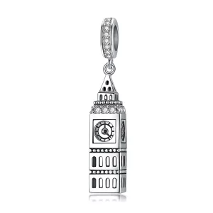 (image pour) Charm Pendant Style PANDORA Grande-Bretagne Big Ben - SCC868