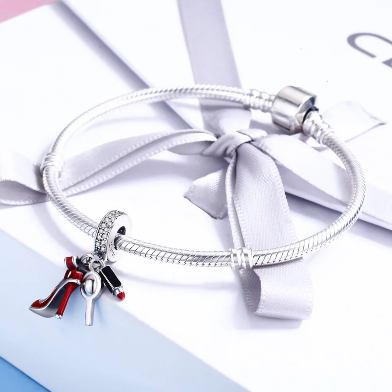 (image pour) Charm Pendant Style PANDORA Habillage sexy - SCC457 - Afficher 4