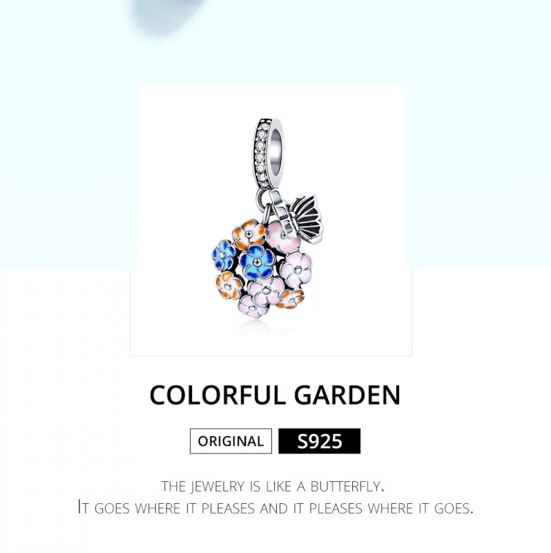 (image pour) Charm Pendant Style PANDORA Jardin coloré - SCC1702 - Afficher 6