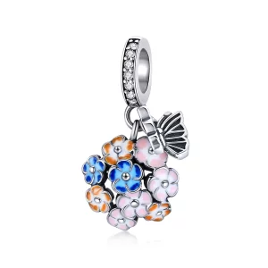 (image pour) Charm Pendant Style PANDORA Jardin coloré - SCC1702