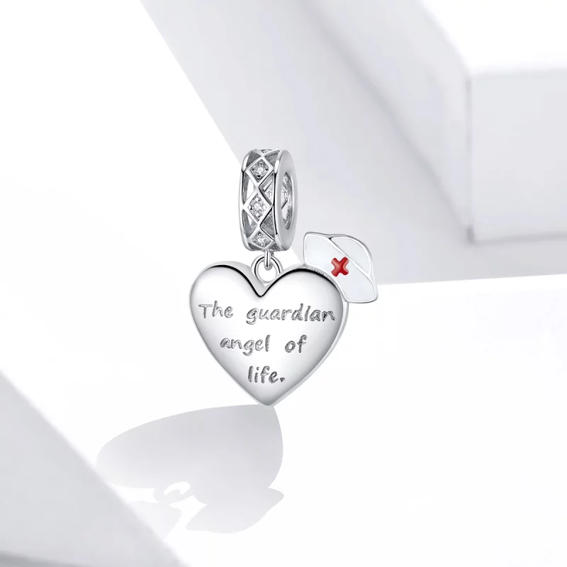 (image pour) Charm Pendant Style PANDORA L'ange gardien de la vie - BSC307 - Afficher 2
