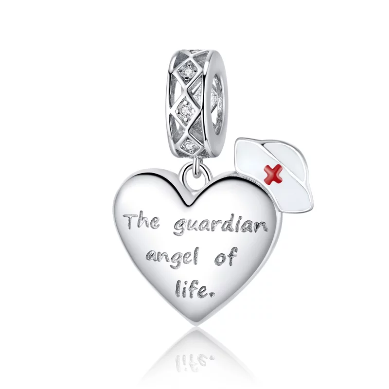 (image pour) Charm Pendant Style PANDORA L'ange gardien de la vie - BSC307