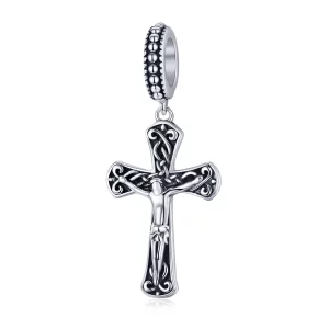 (image pour) Charm Pendant Style PANDORA La croix de Jésus - SCC1407