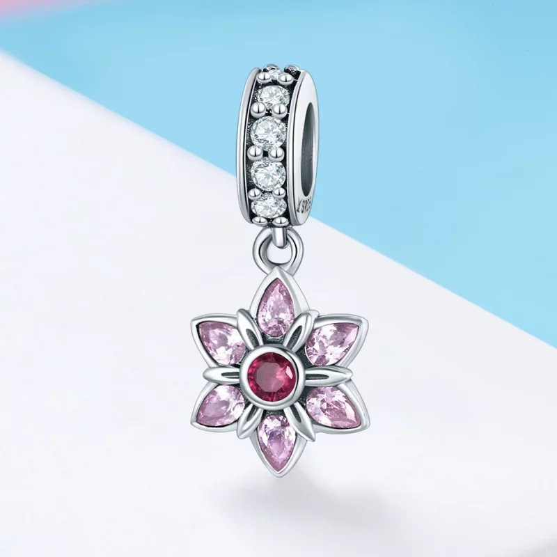 (image pour) Charm Pendant Style PANDORA La danse des fleurs - SCC840 - Afficher 2
