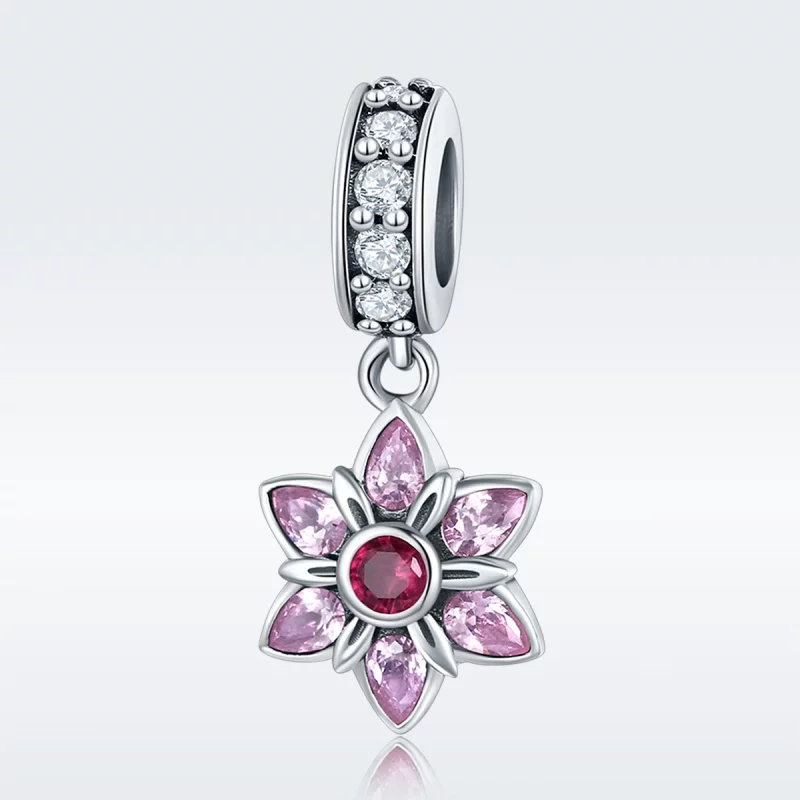 (image pour) Charm Pendant Style PANDORA La danse des fleurs - SCC840 - Afficher 3
