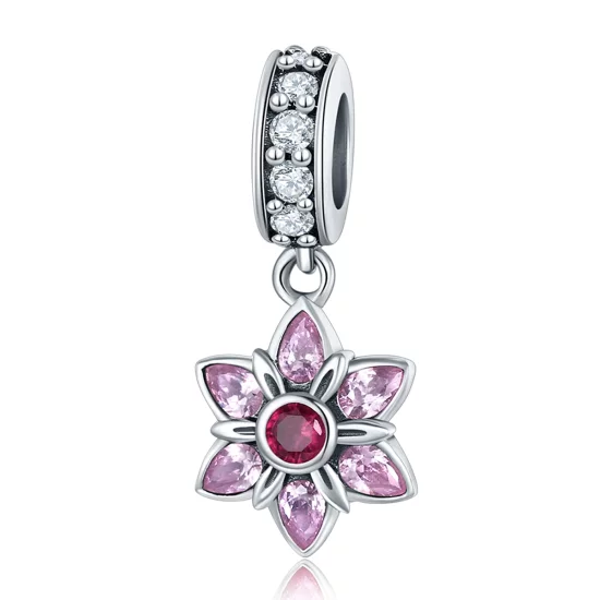 (image pour) Charm Pendant Style PANDORA La danse des fleurs - SCC840