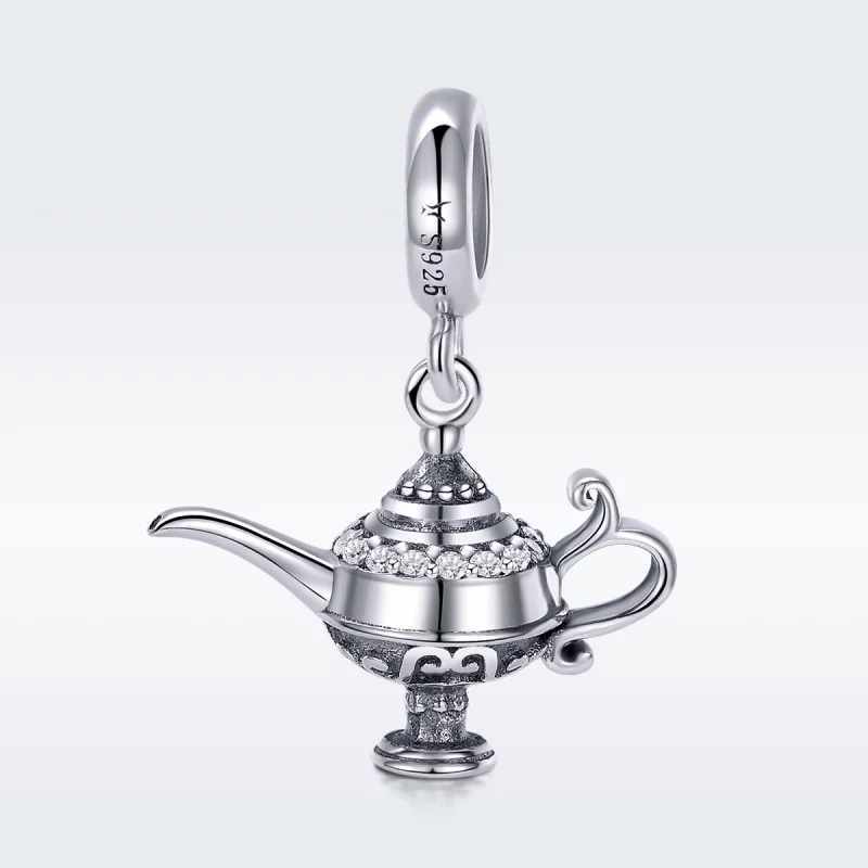 (image pour) Charm Pendant Style PANDORA La lampe d'Aladin - SCC703 - Afficher 3
