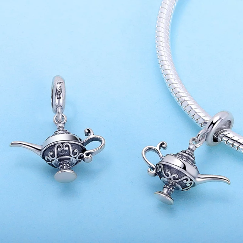 (image pour) Charm Pendant Style PANDORA La lampe d'Aladin - SCC703 - Afficher 5