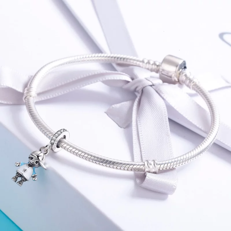 (image pour) Charm Pendant Style PANDORA La vie parfaite petit bébé garçon - SCC544 - Afficher 5