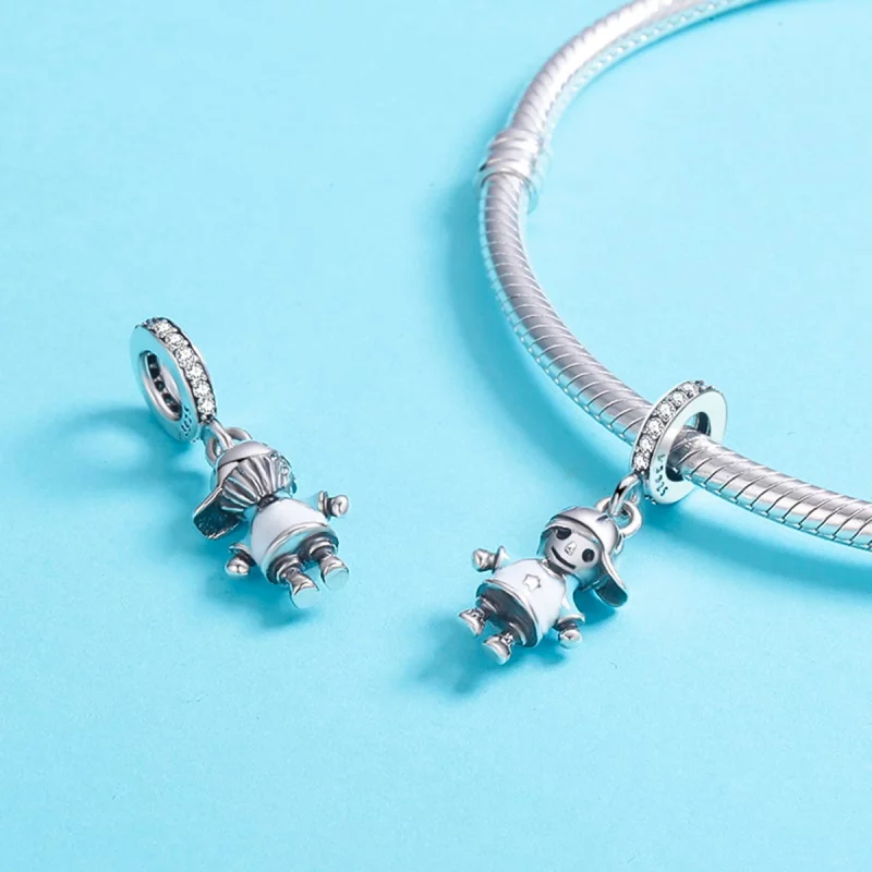 (image pour) Charm Pendant Style PANDORA La vie parfaite petit bébé garçon - SCC544 - Afficher 6