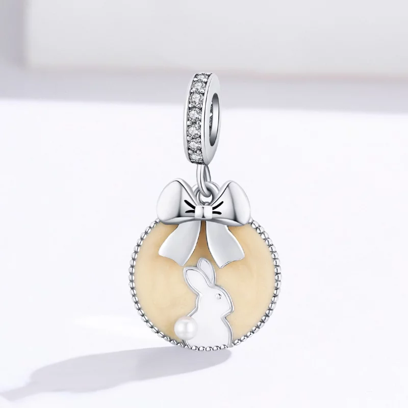 (image pour) Charm Pendant Style PANDORA Lapin - SCC1439 - Afficher 2